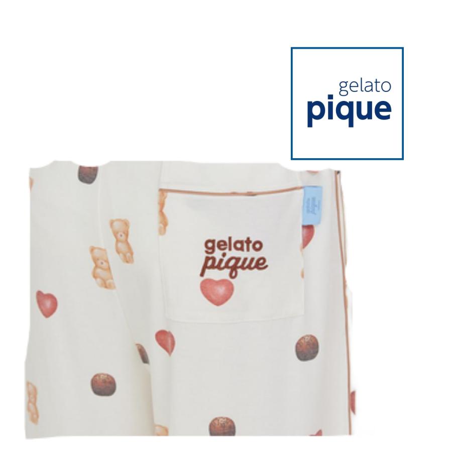 新品　gelato pique LADIES 総柄ロングパンツ 総柄ロングパンツ(ロングパンツ)｜ルームウェア・パジャマ通販の