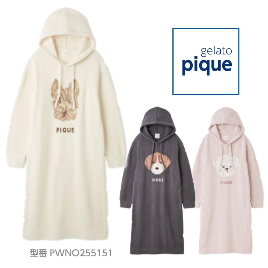 美品　ジェラートピケ　チワワ　ジャガードワンピース　もこもこ　DOG　ジェラピケ 美品 ジェラートピケ チワワ ジャガードワンピース もこもこ DOG