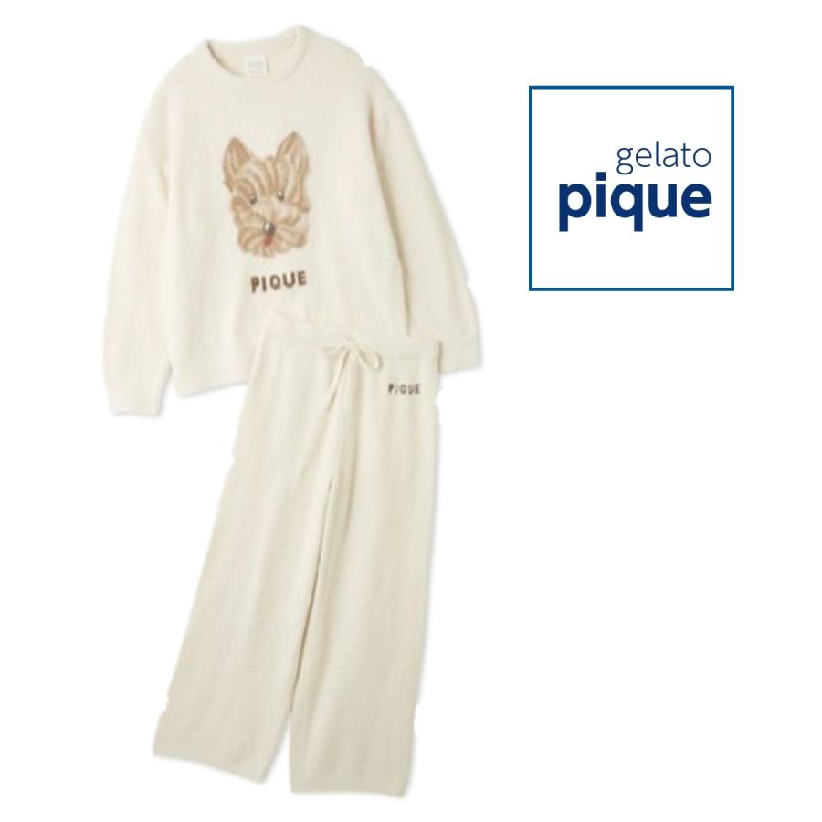 gelato pique（ジェラートピケ） レディース メレンゲDOG ジャガード