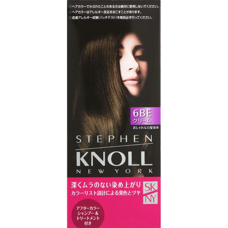 STEPHEN KNOLL 医薬部外品 KNOLL(スティーブン ノル) カラークチュール クリームヘアカラー 白髪染め 6BE ベージュ ...