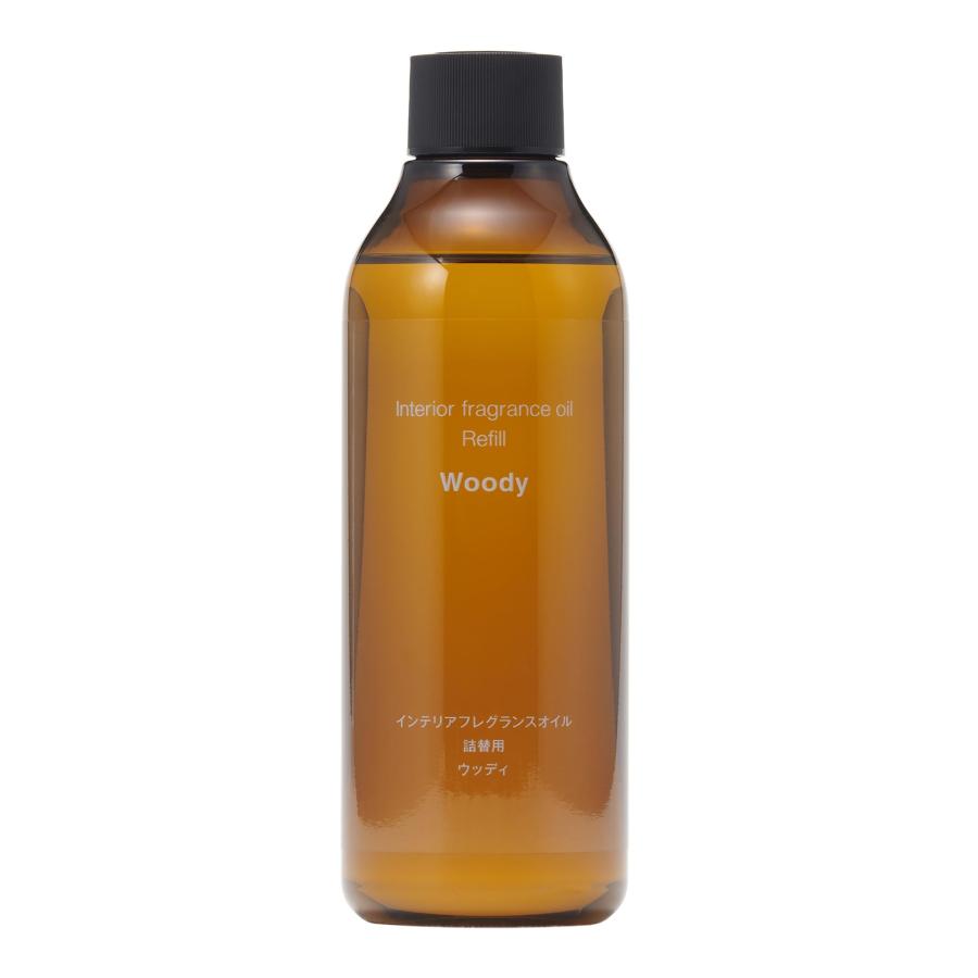 無印良品 インテリアフレグランスオイル 詰替用 ウッディ 200ml 4点セット 無印良品（MUJI） インテリアフレグランスオイル ウッディ 詰替用
