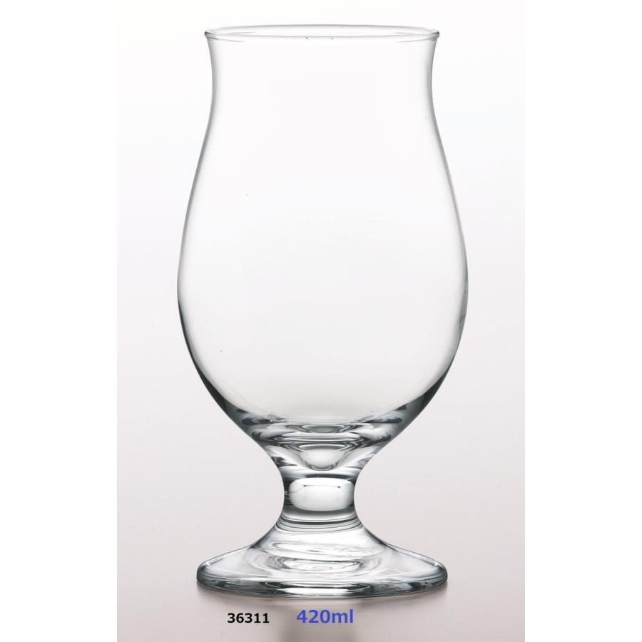 酒器 ビールグラス  ビヤーグラス 420ml 6個入り ガラスコップ｜suzuhiro-2