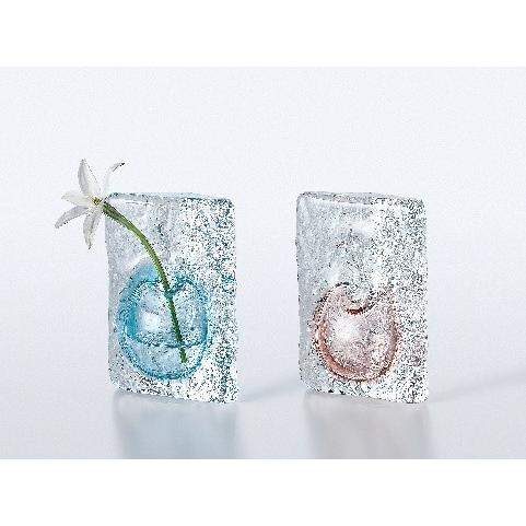 東洋佐々木ガラス フラワーベース 小さな花器 手づくりの花瓶一輪挿し