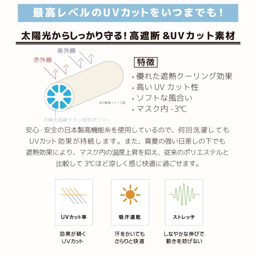 （ヤケーヌ公式）フェイスカバー ヤケーヌ スタンダード スナップボタン 息苦しくない紫外線対策 UVカットマスク テニス ゴルフ ラン 自転車 日焼け  [M便 1/3] | YAKeNU | 12