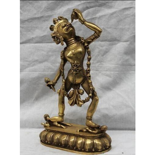 限定素材を使用 金剛瑜伽女 ヴァジュラ・ヨギニ チベット仏教 仏像 【1486605323】(9159円)