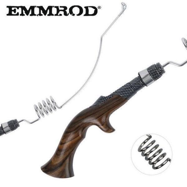 釣り バネ竿 エムロッド 黒檀グリップ EMMROD ポータブルスピニングロッド