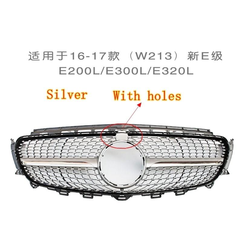 光沢 フロントメッシュグリル フロントグリル メルセデスベンツ Eクラス W213 E200 E300 E250 E320 E350 E43 E450 2016 2017 ABS フロントメッシュグリル フロントグリル メルセデスベンツ Eクラス W213 E200 E300 E250 E320 E350 E43 E450 ABS 光沢 10cm 94in