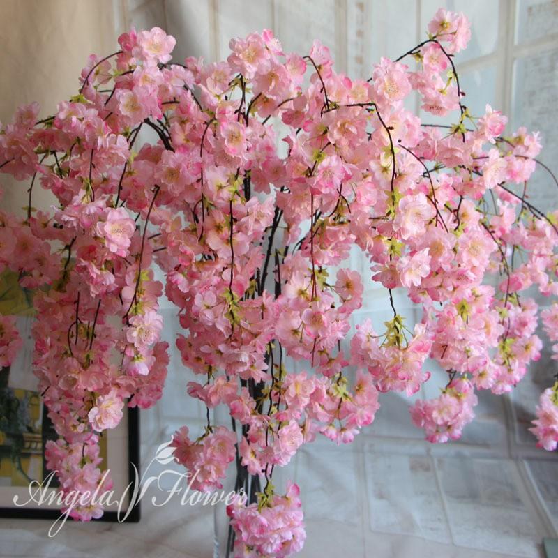 豪華 送料無料 選べる2色 サクラの造花 7本セット 枝垂れ桜 おうちでお花見 春 花束 パーティー 造花 アートフラワー インテリアプレゼント 在庫一掃 Kitchenlove Com Mx
