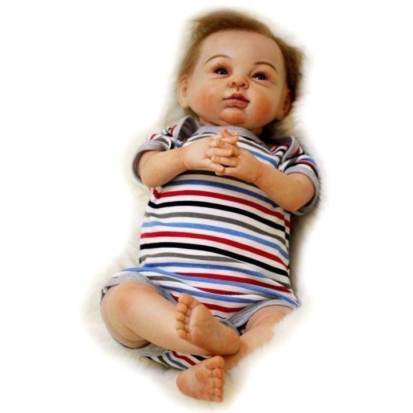 リボーンドール リアル赤ちゃん人形 かわいいベビー人形 ハンドメイド海外ドール ブルーアイ アーティストメイク 外国の男の子 涼風市場 通販 Yahoo ショッピング