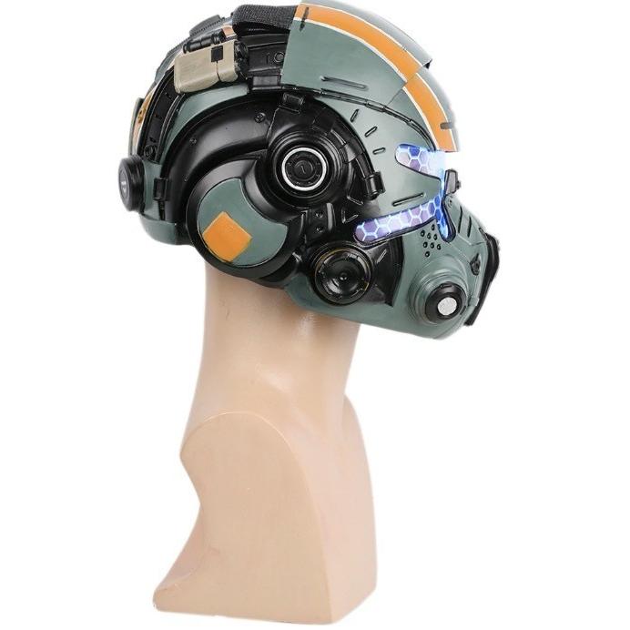 タイタンフォール 2 Titanfall 2 コスプレ ハロウィン ヘルメット グリーン レジン ハロウイン道具グッズ 91950927 涼風市場 通販 Yahoo ショッピング