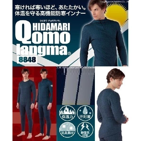 正規品】ひだまり肌着 チョモランマ 紳士丸首シャツ M QMS921 箱無特価