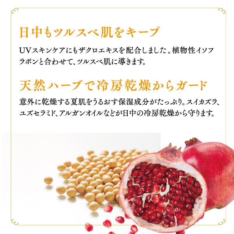 パイナップル豆乳 uvクリーム spf30 日焼け止め クリーム 顔 ムダ毛 保湿 uvカット UV 日焼け uvケア uvケアクリーム 日焼けクリーム PUV30 | パイナップル豆乳シリーズ | 03