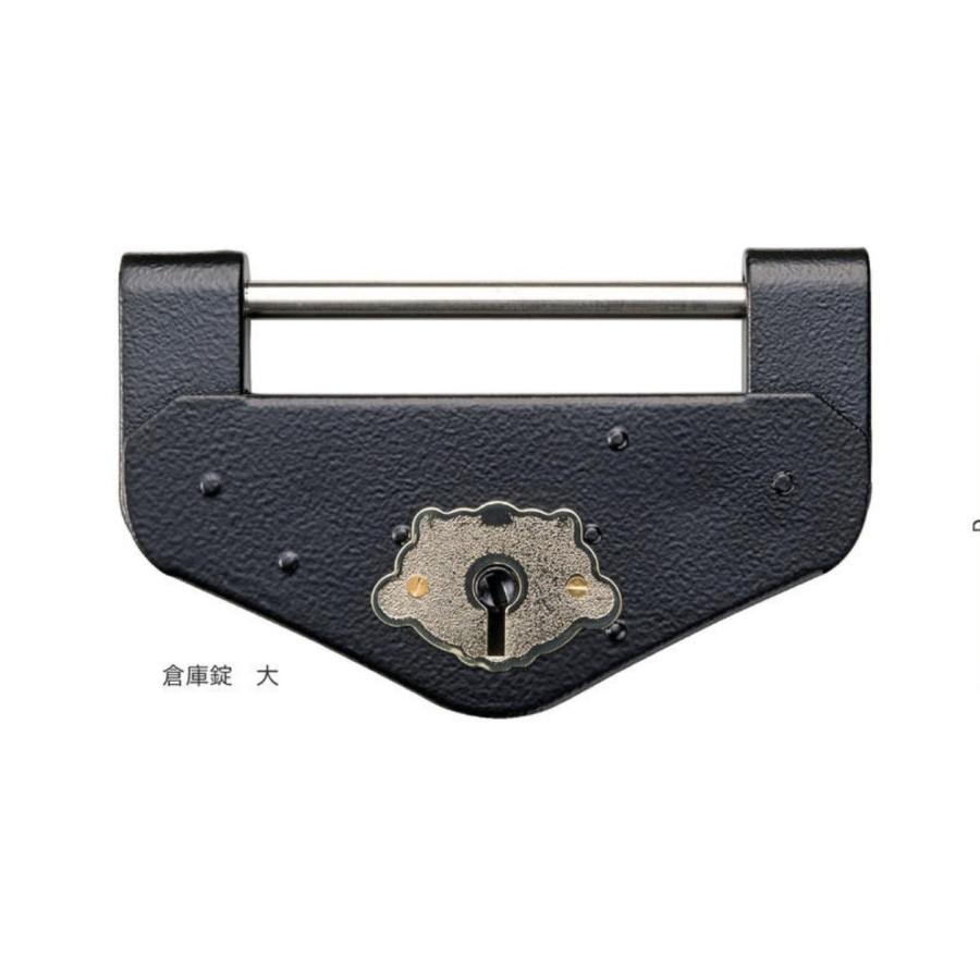 倉庫錠(大) DL-1 エイト eight 1個 ブルドッグ倉庫錠復刻版 和風