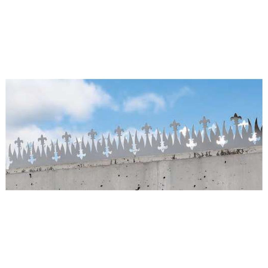 シロクマ SHIROKUMA FG-1F デルタ忍び返しF形 ステンレス 6個