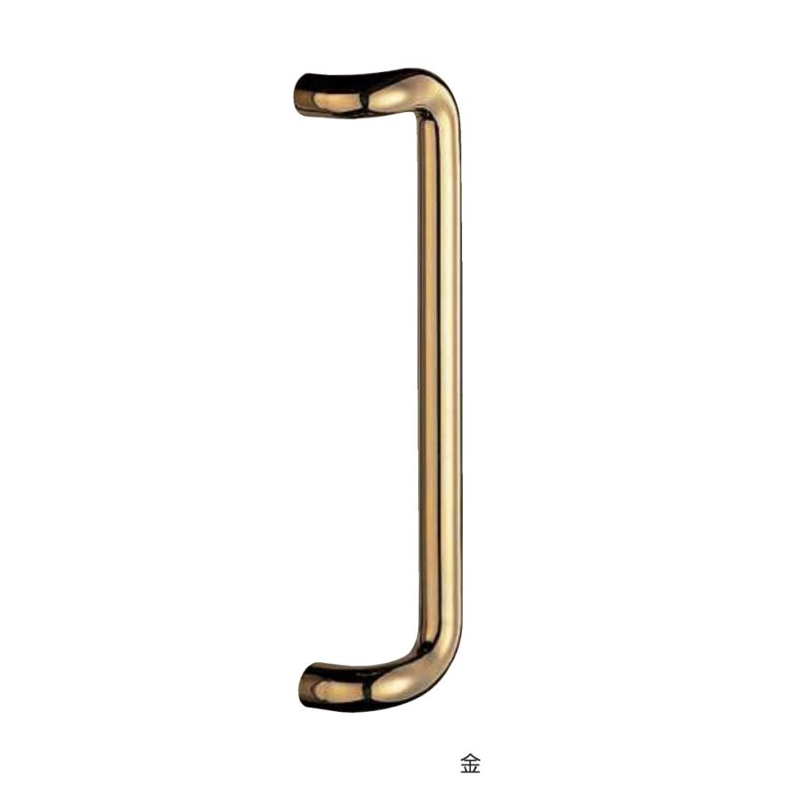 シロクマ SHIROKUMA No.74 L形丸棒取手 両面用 クローム/金