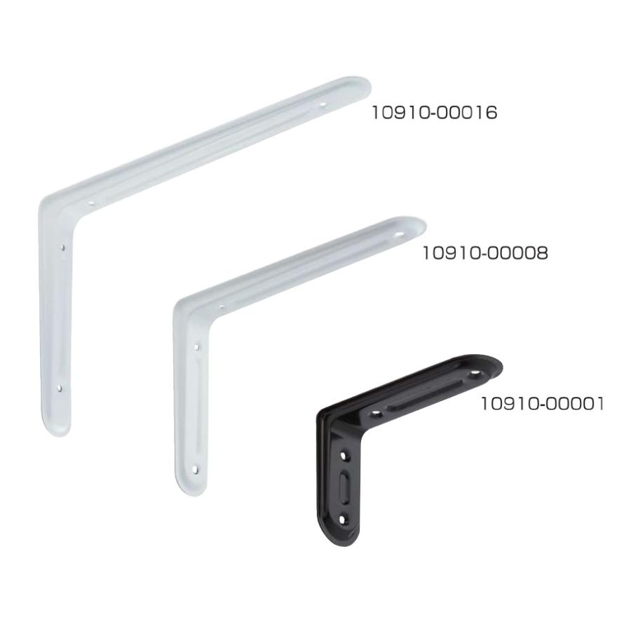 スガツネ工業 SUGATSUNE 棚受 10910型 1個 鋼 焼付塗装 ホワイト