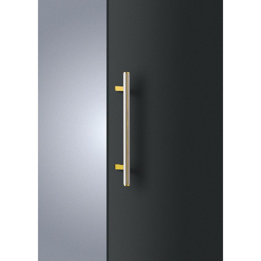 ユニオン（UNION） ドアハンドル T7190-29-039-L600 アルミ ブラストシルバー+ブラス ミラー UNION 1セット(内外 ...