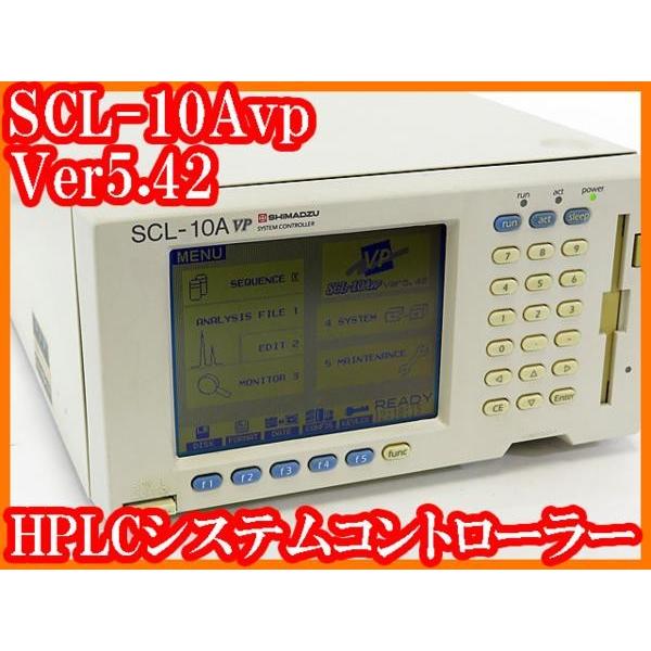 ●HPLC液クロマトシステムコントローラーSCL-10Avp Ver5.42 島津shimadzu 液クロ 実験研究ラボグッズ●