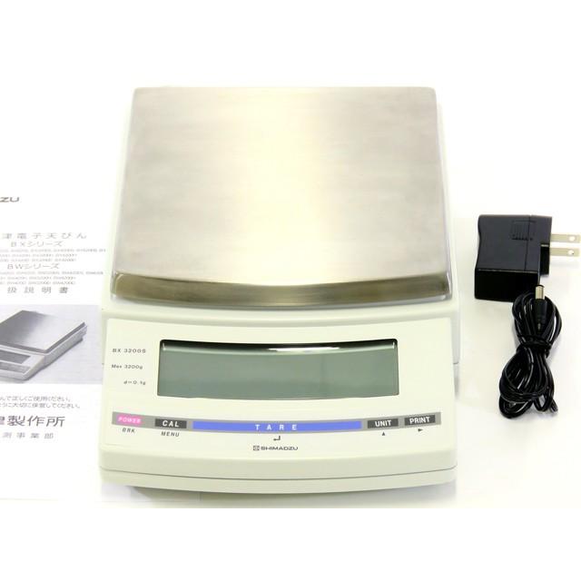 ○精密電子天秤BX3200S/秤量3200g/最小表示0.1g/個数モード/島津