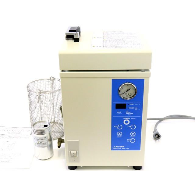○オートクレーブ/高圧蒸気滅菌器NCC-1701/缶体4L/121℃/132℃/実験研究