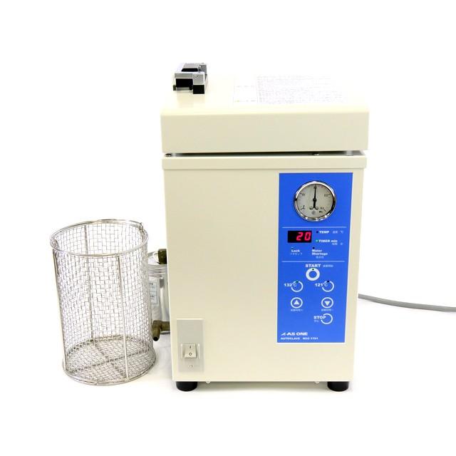 ○オートクレーブ/高圧蒸気滅菌器NCC-1701/缶体4L/121℃/132℃/実験研究