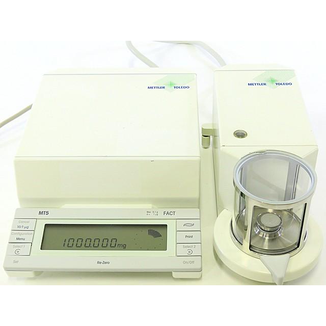 ○メトラー/分析精密電子天秤/MT5/秤量5.1g/最小表示1μg/内部校正分析