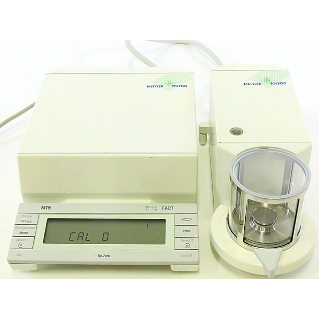 ○メトラー/分析精密電子天秤/MT5/秤量5.1g/最小表示1μg/内部