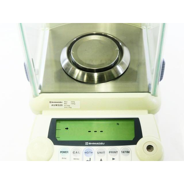 ○分析精密電子天秤AUW320/秤量320g/最小表示0.1mg/内部校正/校正用