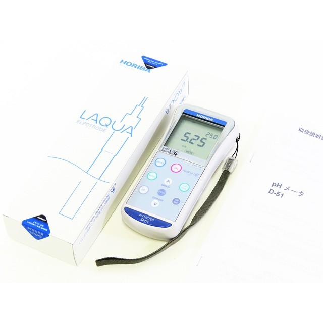 堀場製作所 HORIBA D-51 pH METER pHメーター ガラス電極式水素