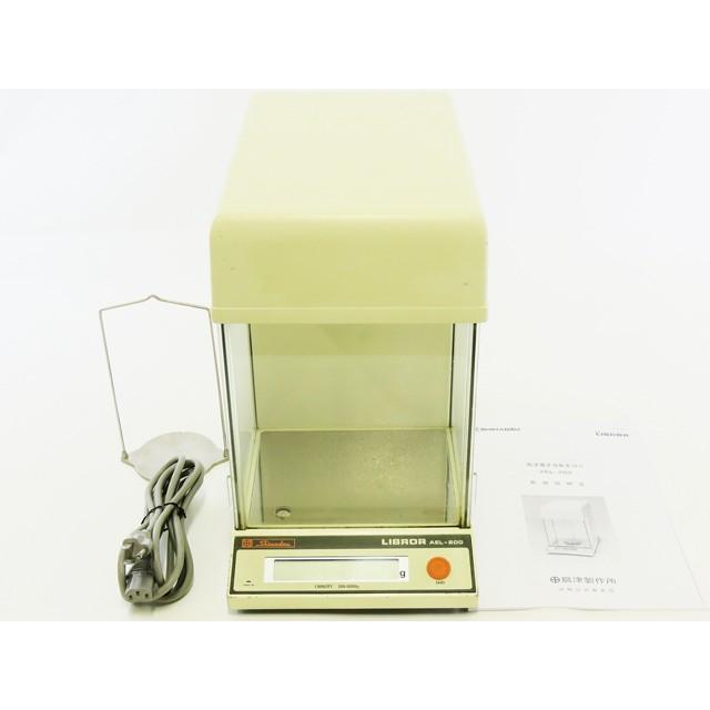 ○分析精密電子天秤AEL-200/秤量200g/最小表示0.1mg/内部校正/校正用