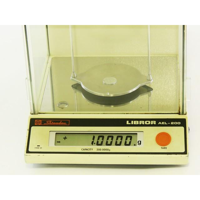 ○分析精密電子天秤AEL-200/秤量200g/最小表示0.1mg/内部校正/校正用