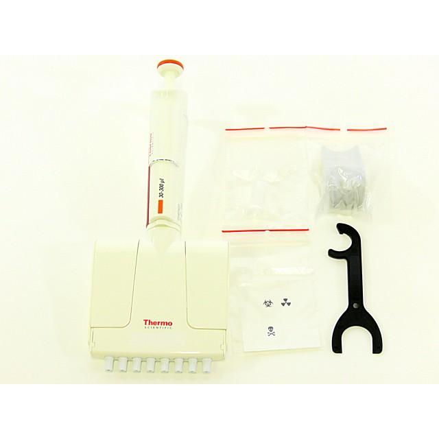 ○8連マイクロピペット/フィンピペットF1/30-300μL/最少可変容量1μL 