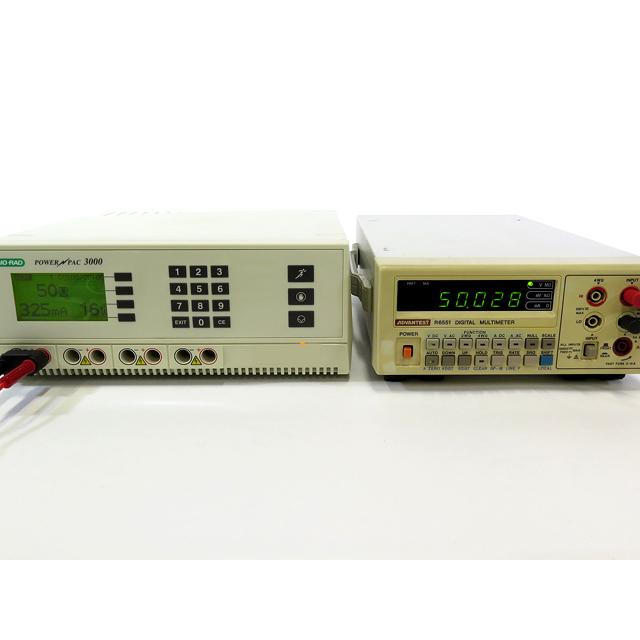 ○電気泳動用電源POWERPAC3000/定電圧3000V/定電流400mA/定電圧400W