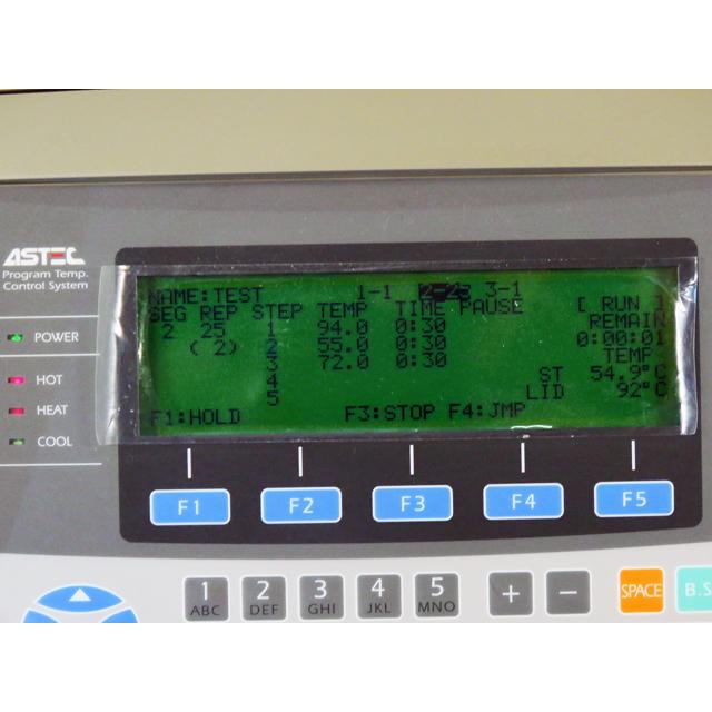 ○PCR/サーマルサイクラーPC-815/1.5mL×30本/特注ブロック/プログラム