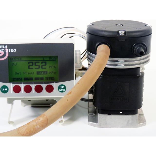 ○ダイヤフラム式真空ポンプ/エアポンプAPN-215MV-1-50/15L/min/絶対