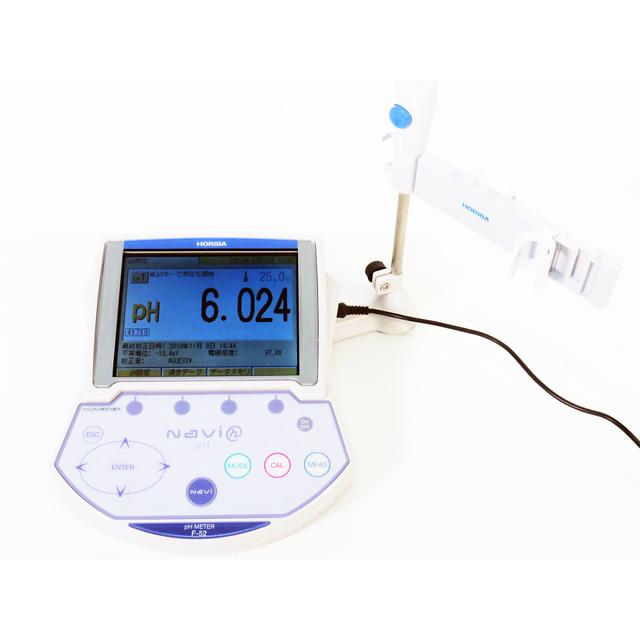 ○pHメーターF-52+新品/pH電極9625-10D付き/卓上タイプ:電極 ○pHメーターF-52+新品/pH電極9625-10D付き/卓上タイプ:電極