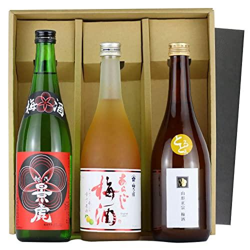 越乃景虎 送料無料・シール無料【梅酒飲み比べセット】 梅乃宿 あらご