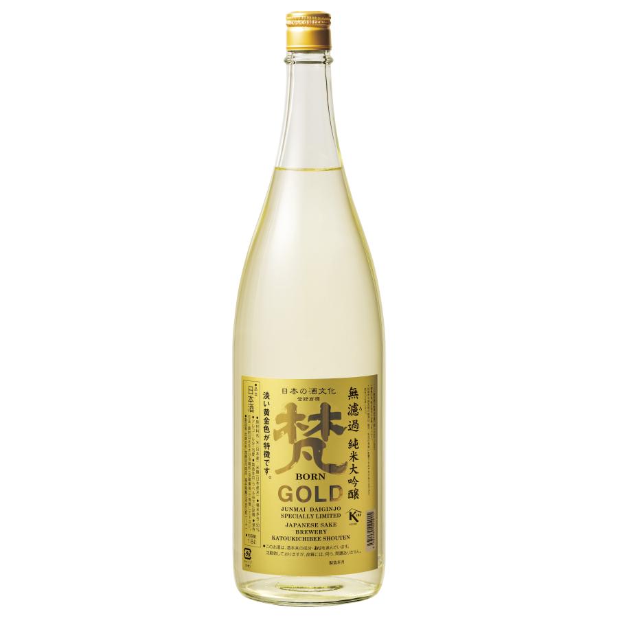 梵 純米大吟醸 GOLD 1800ml 加藤吉平商店 福井県 日本酒 ぼん ゴールド