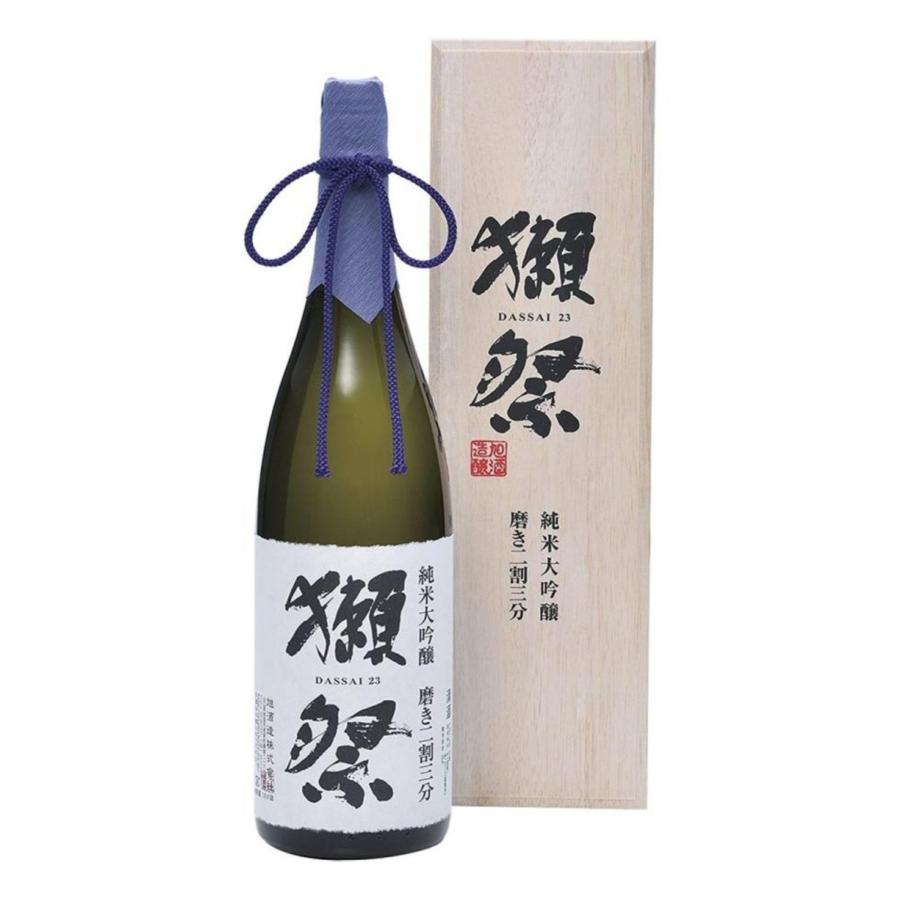 獺祭】 純米大吟釀 磨き二割三分(木箱入) 1800ml／旭酒造 ギフト