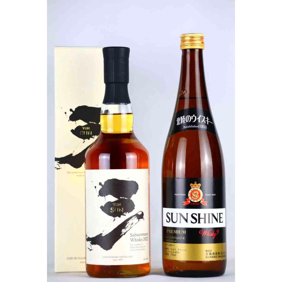 三郎丸ウイスキー 2022 THE SUNサンシャインウイスキー プレミアム 若鶴酒造 三郎丸蒸留所セット :44444-30924:鈴木酒販ヤフー店 通販 サンシャインウイスキー プレミアム 700ml 40度 若鶴酒造 三郎丸蒸留所 富山 地ウイスキー SUN SHINE WHISKY PREMIUM