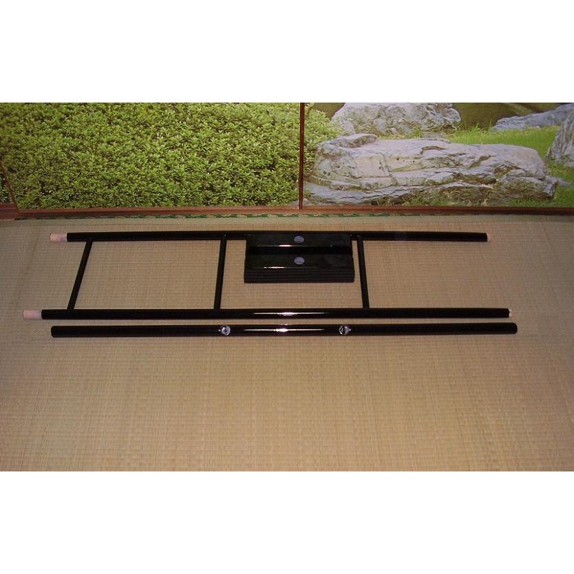 NHKの朝ドラ「おかえりモネ」でも使用中 羽織掛け衣桁 木製黒塗高さ