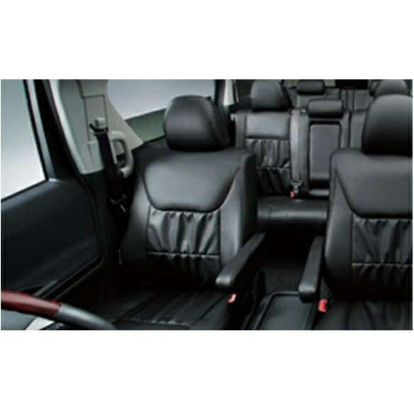アルファード 革調シートカバーソファータイプ（ブラック） : スズキ