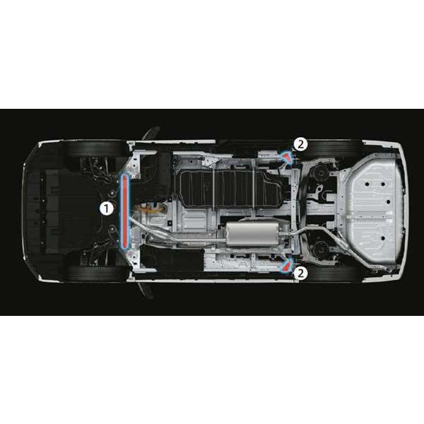 ヴォクシー GR PARTS GRドアスタビライザー＆GRブレースセット ※1台分