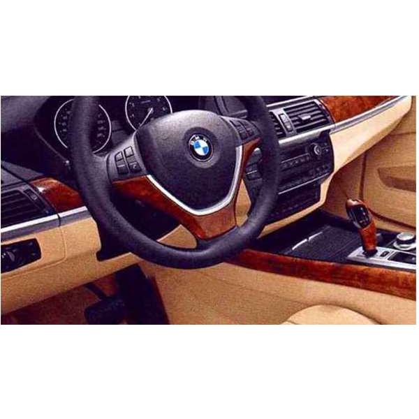 X5 ウッド・トリム・セット“グレイン・ポプラ・ライト”の右ハンドル用のダッシュボード（左側） *全てセットではありません BMW純正部品