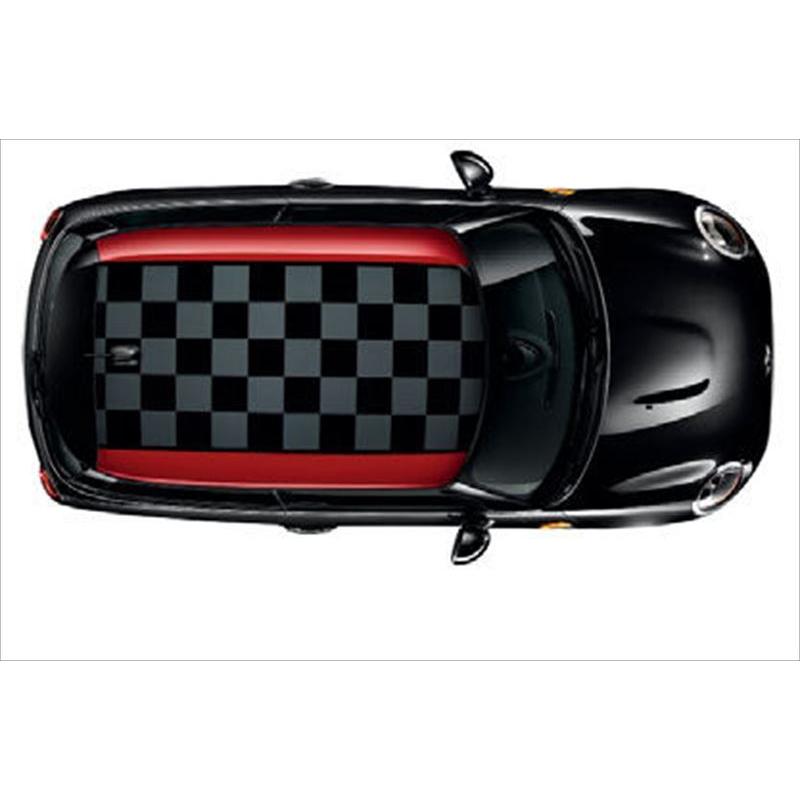 クーパー様 確認用 コンバーチブル JCW ルーフ・ステッカー ※チェック柄 MINI純正
