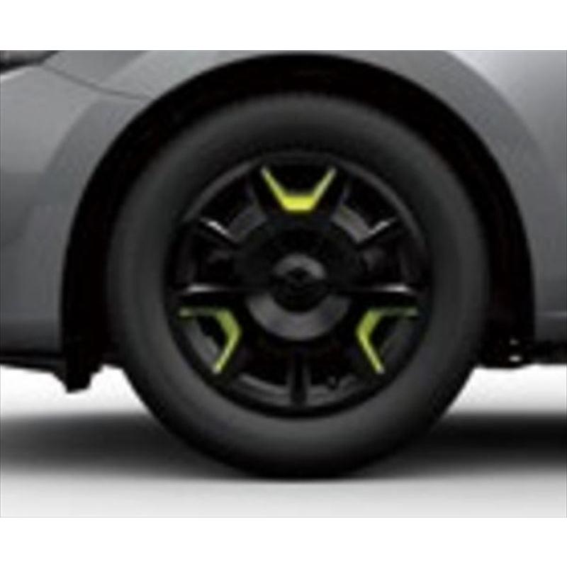 MAZDA2 フルホイールキャップセット（ブラック/ライムグリーン） ※4枚