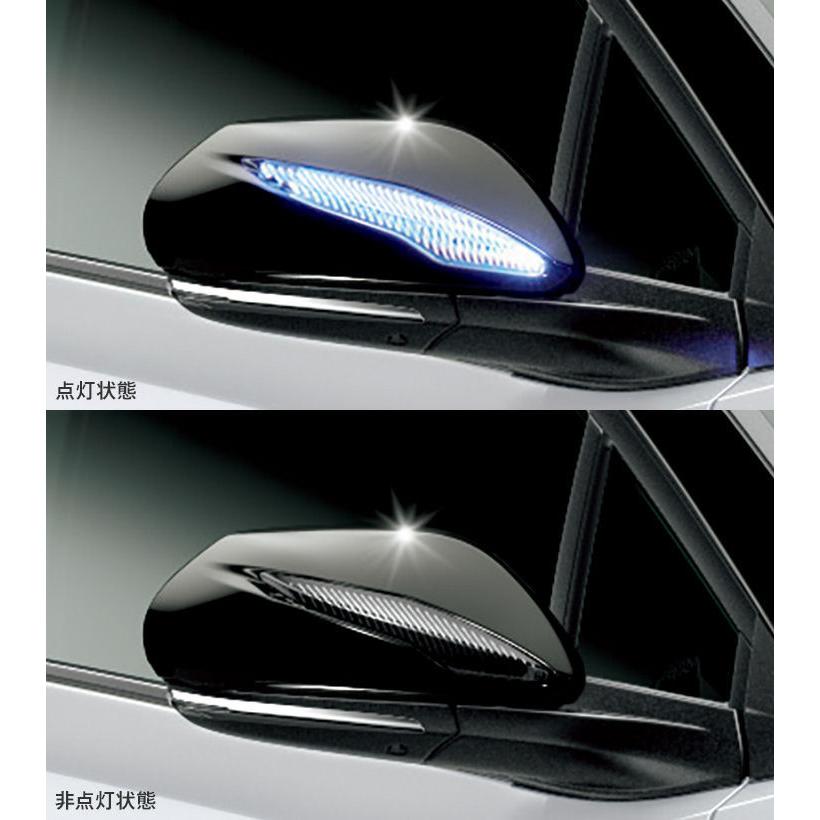 MODELLISTA LEDミラーカバー ※ブラック D2872-00010-C2 C-HR用 MODELLISTA LEDミラーカバー ※ブラック D2872-00010-C2 C-HR用