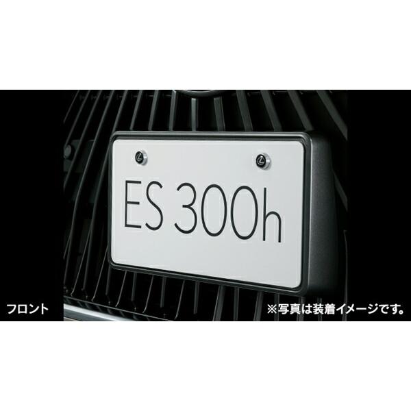 lexus ナンバー ES ナンバーフレーム (フロント・リヤ) &ロックボルト (ロゴ入り