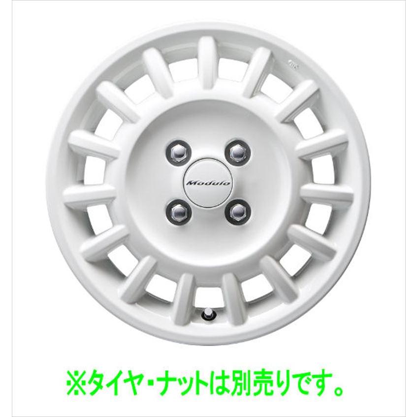 NBOX JOY 14インチ アルミホイール ※MG-022タフタホワイト塗装 ※1本