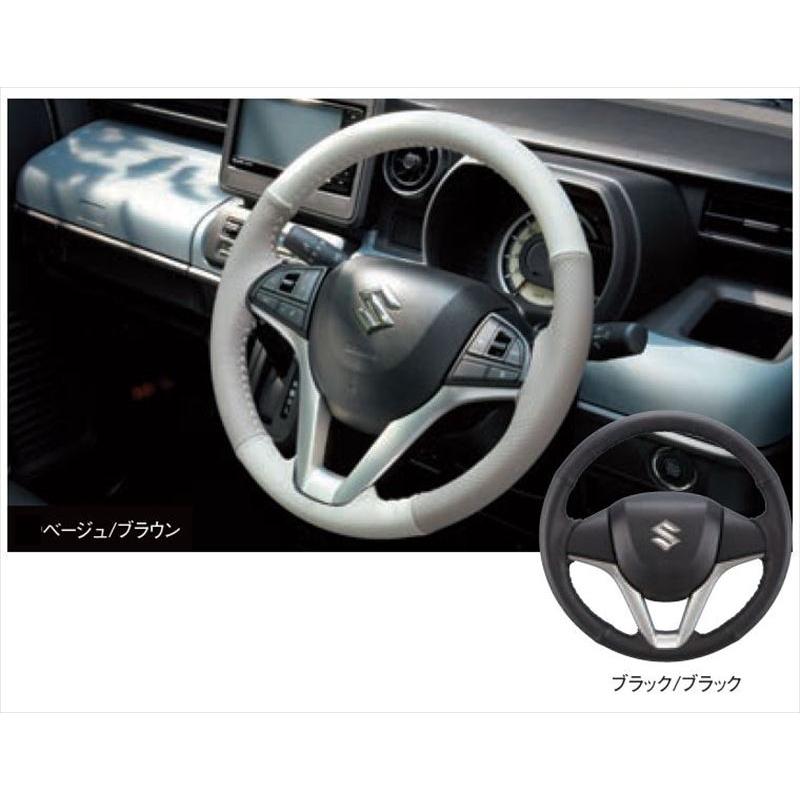 スペーシアベース 本革ステアリングホイールカバー スズキ純正部品
